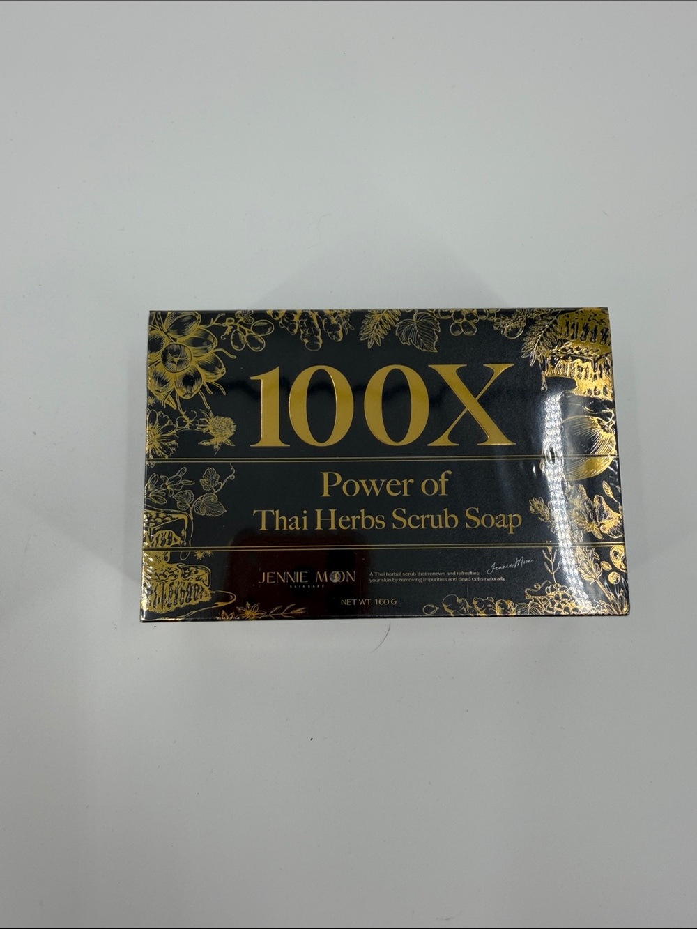 Jennie Moon 100X Power of Thai Herbs Scrub Soap - Black & Gold